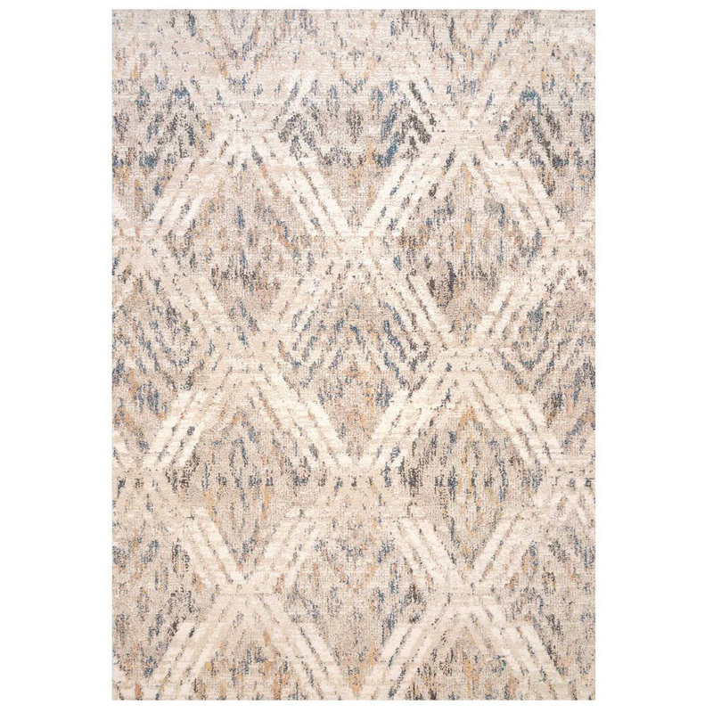 James Geometric Area Rug, Rectangle 60 x 110cm