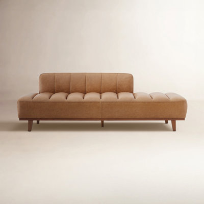 Novi Genuine Leather Upholstered Daybed