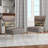Upholstered Floral Side Chair - Modern floral Accent Chair-90396885