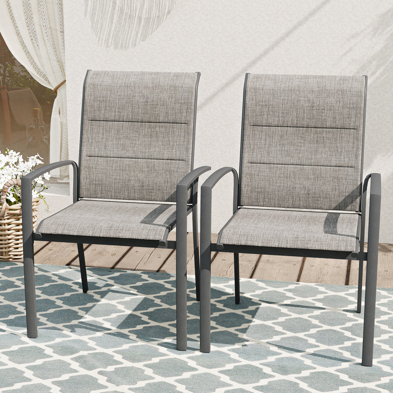 Fauteuil de salle à manger Loann, Gris
