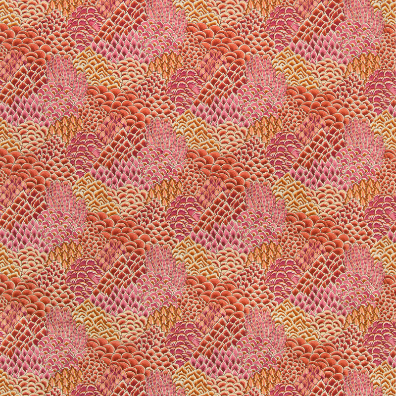 Grand Bazaar Katibi 100% Cotton Fabric, Pink