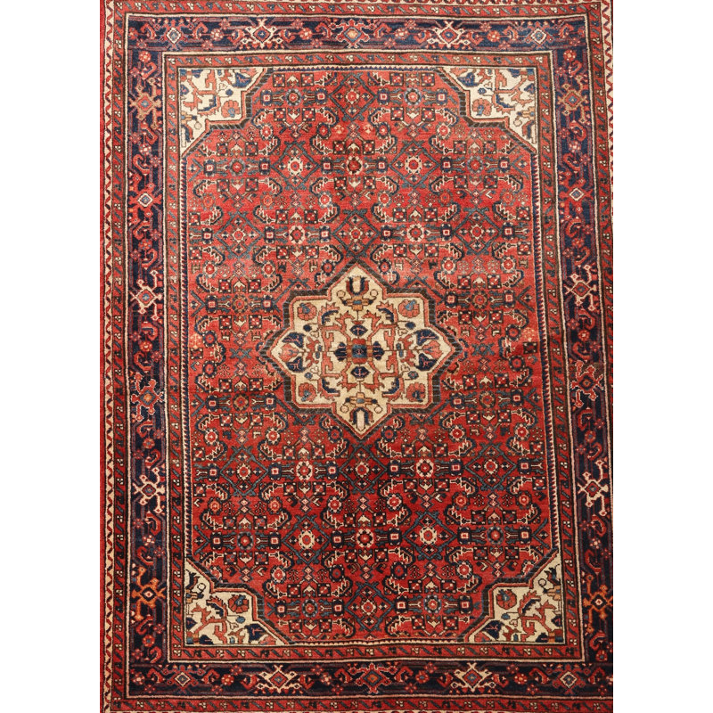 Tapis oriental brun / beige, Rectangle 5 pi x 7 pi