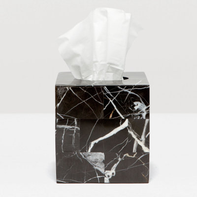 Rhodes Marble Tissue Box Cover