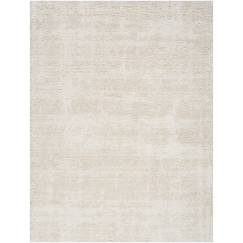 Ebern Designs Amold Ivory Beige Modern Indoor Rug, Rectangle 7'10" x 9'10"