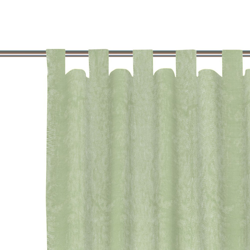 Arna Room Darkening Door Curtain Single Panel, Green, 245cm H x 135cm W