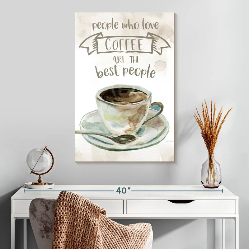 Yarlin People Who Love Coffee, H 30 po x l 20 po