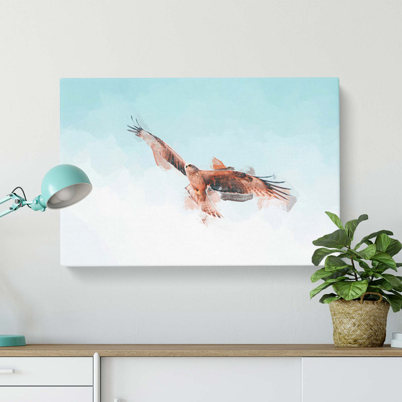 Black Kite Bird - Wrapped Canvas Print, 50.8 cm H x 35.6 cm W