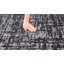 Tapis gris / noir lavable à la machine Frances-793294500