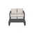 Beige Cushion/Black Frame