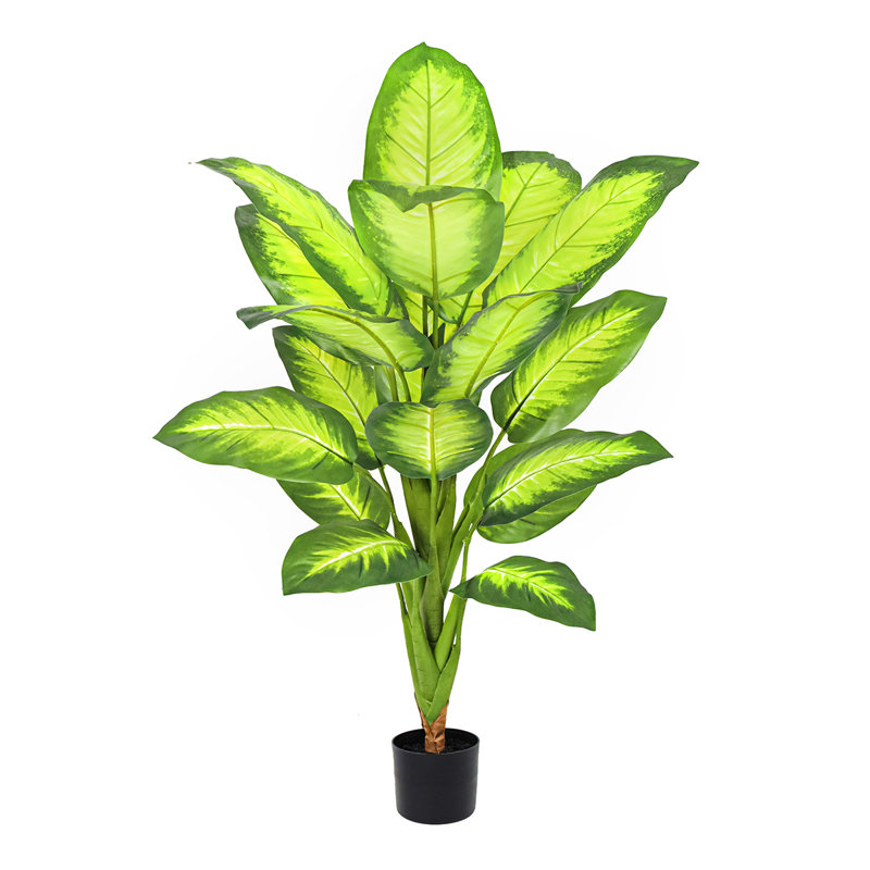 Artificial Dieffenbachia Tree in Pot