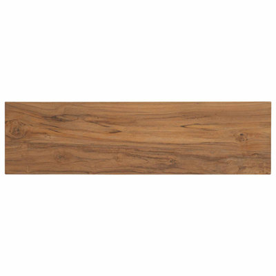 Solid Wood Top Console Table