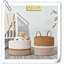 Beachcrest Home Fabric Decorative Basket