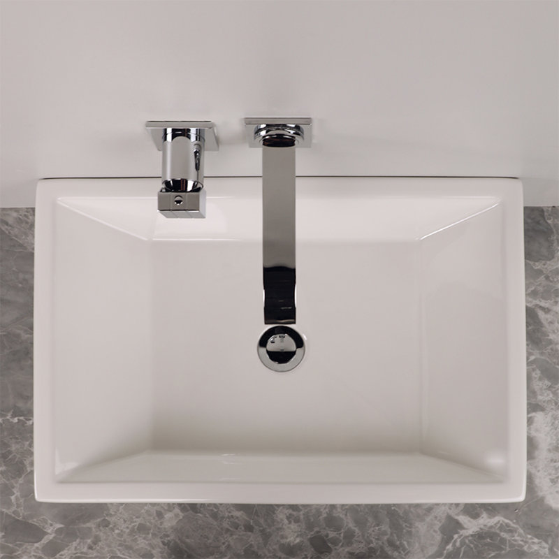 Aquamedia 23.62'' L Bathroom Sink