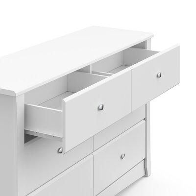 Storkcraft Crescent 6 Drawer Double Dresser & Reviews | Wayfair