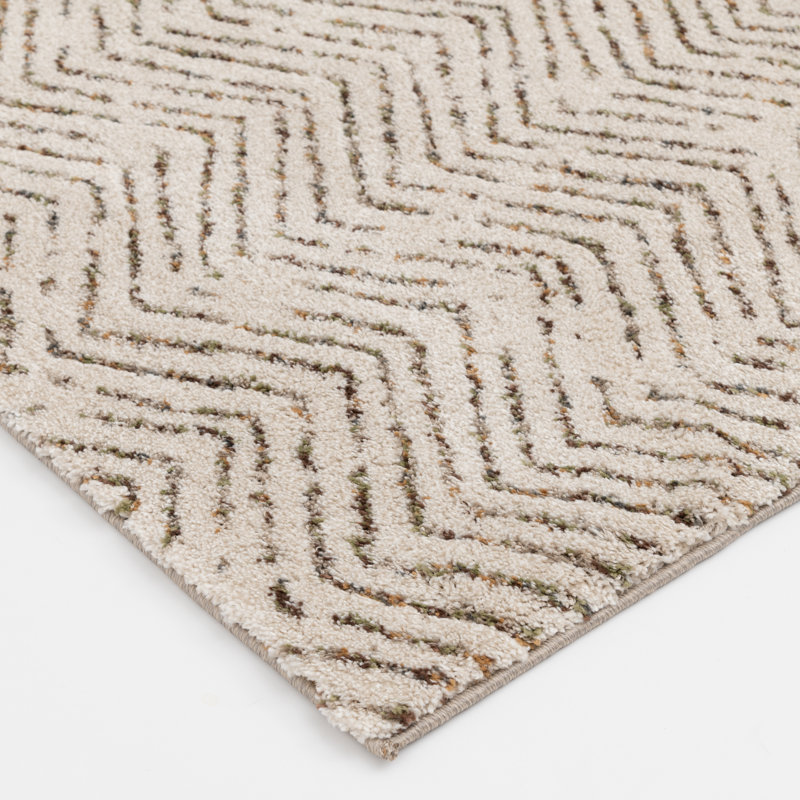 Tapis crème Hokku Designs, Rectangle 4 pi 11 po x 7 pi 3 po