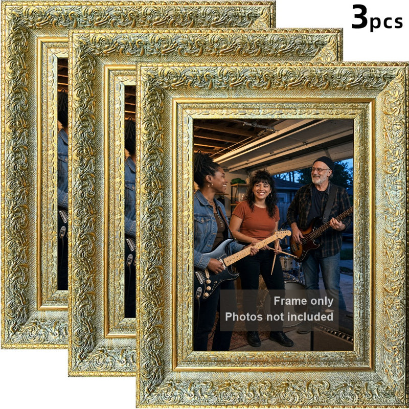 Cadre 3 pièces 11 po x 14 po Antique Gold