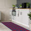 Tapis à carreaux bleu-53650052