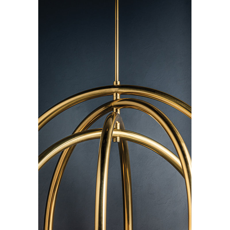 Lustre Zeme Cloud Glass par Noz Nozawa pour Corbett Lighting, H 100 po x l 6 po x P 6 po