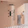 Herathena 3 Functions Wall Mounted Luxury Shower System with 6 Body Jets (Rough-in Valve Included)