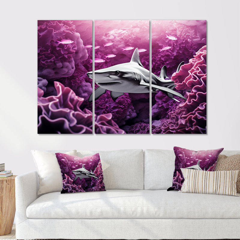 Ensemble de salon art mural Hammerhead, H 28 po x l 36 po