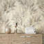 Feather Heavyweight Vinyl Wallpaper, Natural Beige