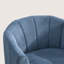 Fauteuil d'appoint pivotant l 31 po avec dossier capitonné, rangement et base en bois-1713136052
