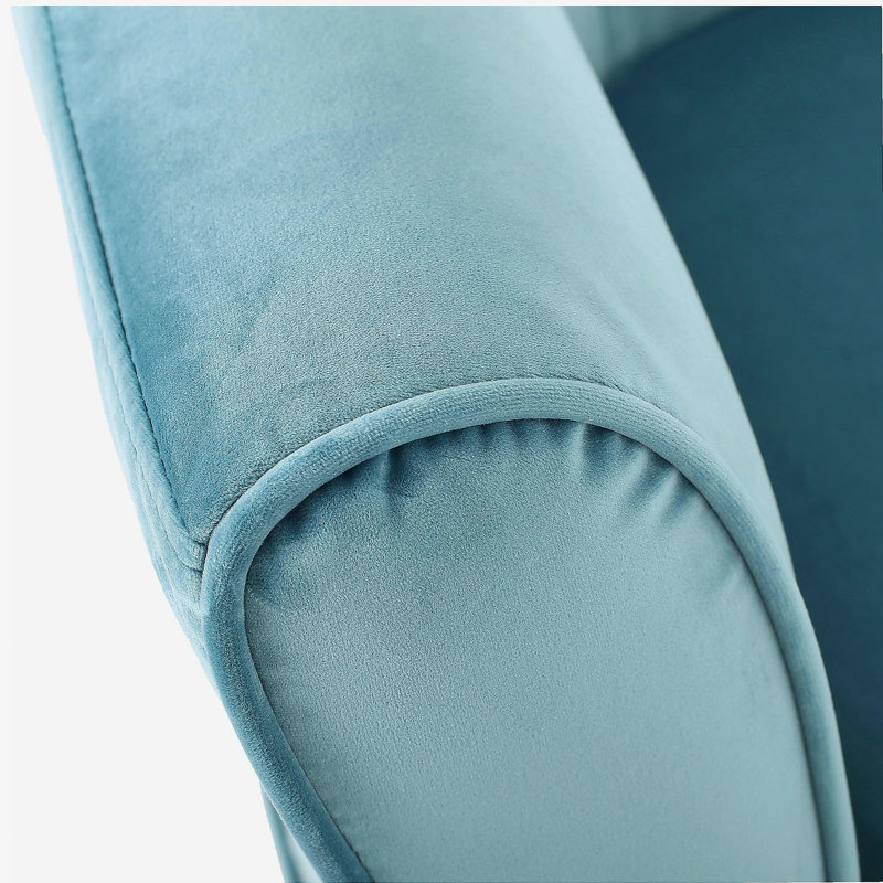 Chaise pivotante avec housse amovible, Bleu