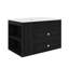 Meuble-lavabo mural 30 po avec lavabo, meuble-lavabo flottant à 2 tiroirs avec mécanisme de fermeture en douceur-466179055