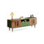 Meuble télé moderne en bois manufacturé vert-1542309279