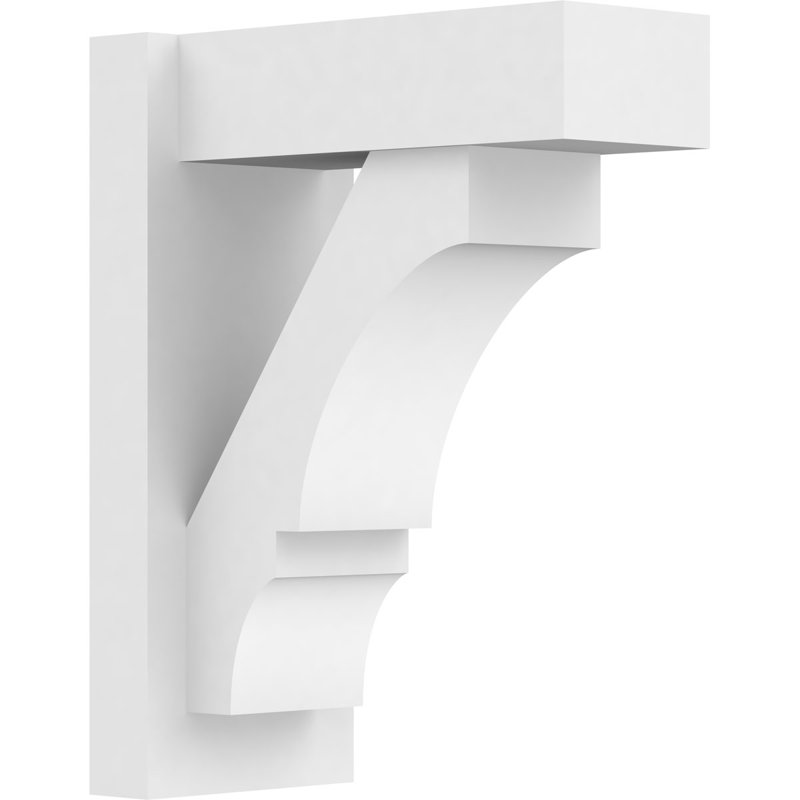 Balançoire balboa en PVC de qualité architecturale avec extrémités en bloc, L 7 po, H 18 po x l 14 po