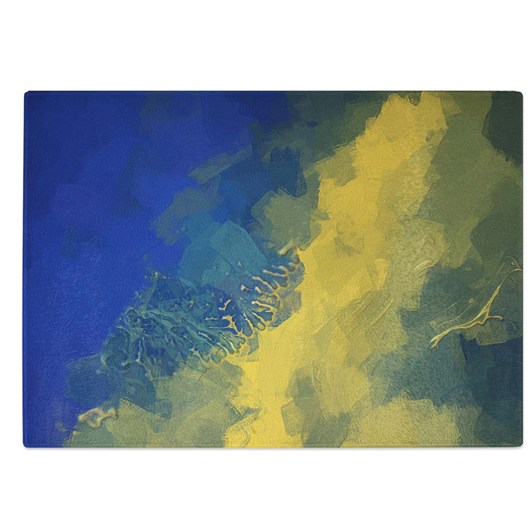 Tempered Glass Wild Moods in Abstract Chopping Board