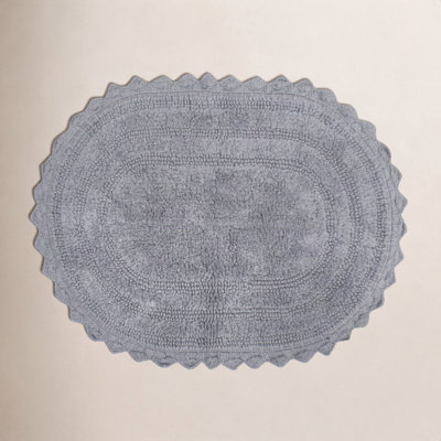 Lisk Oval Cotton Bath Rug