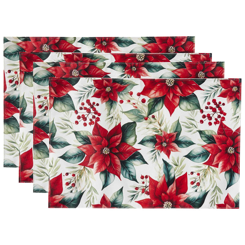 The Holiday Aisle® Karilynn 4-Pack Placemat Set