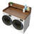 Washer Dryer Countertop With Non-Slip Pads, Laundry Wood Shelf Topper With Edge, Double Layer Organizer For Washer And Dryer Laundry Hamper Counter Storage Organization-125043989-125043990