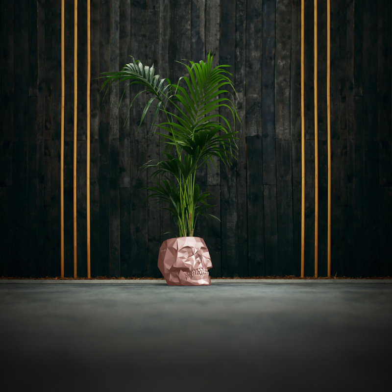 Handmade Pot Planter, Rose Gold