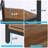 2 Drawer Bookcase Tall Bookshelf-1034322184