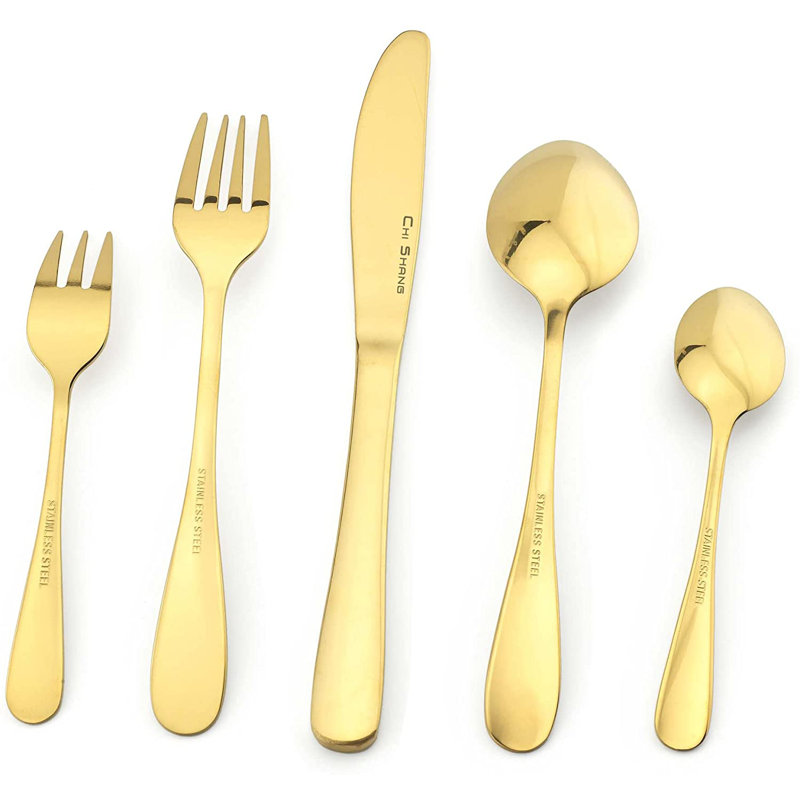 Mercer41 Cherylene Stainless Steel Flatware Set - Service for 4