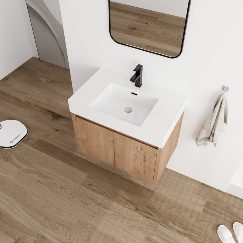 Meuble-lavabo simple avec plateau Humah 29,84