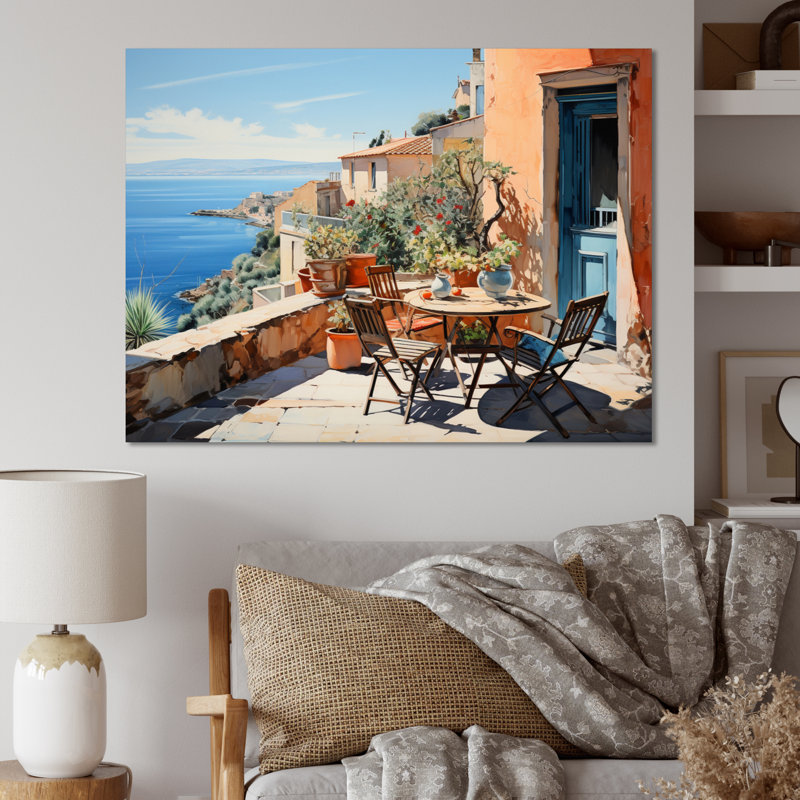 Impression sur toile La Dolce, côte italienne IV - Italie, H 24 po x l 32 po x P 1 po, Toile tendue