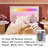Chadijah Modern Style PU Leather Upholstered Bed with Adjustable Headboard & RGB LED Lights-2146255449-2146255455