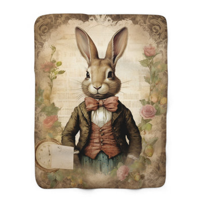 Machine Printed Throw Blanket