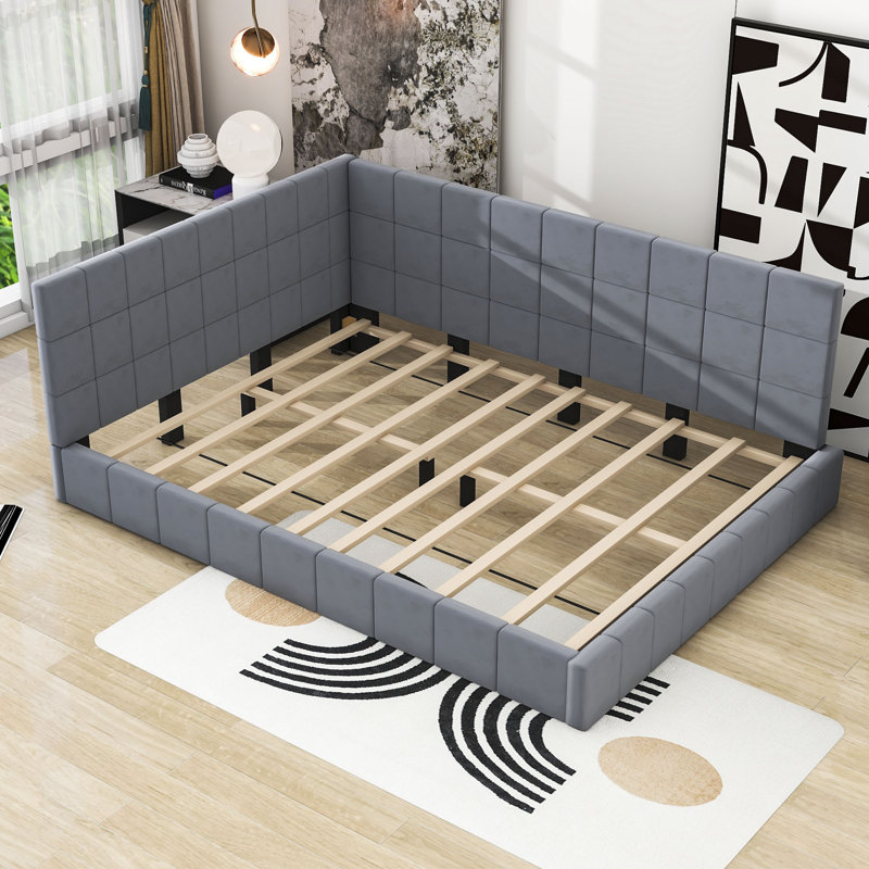 Angelah Full / Double Daybed, Gray