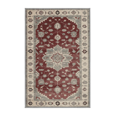Machine Washable Overdyed Gray Area Rug