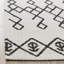 Burrell Cotton Ivory/Black Area Rug-22261222