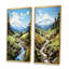 «Green Mountains Summer Peaks Pastoral», 2 pièces-1402796715-1402796716