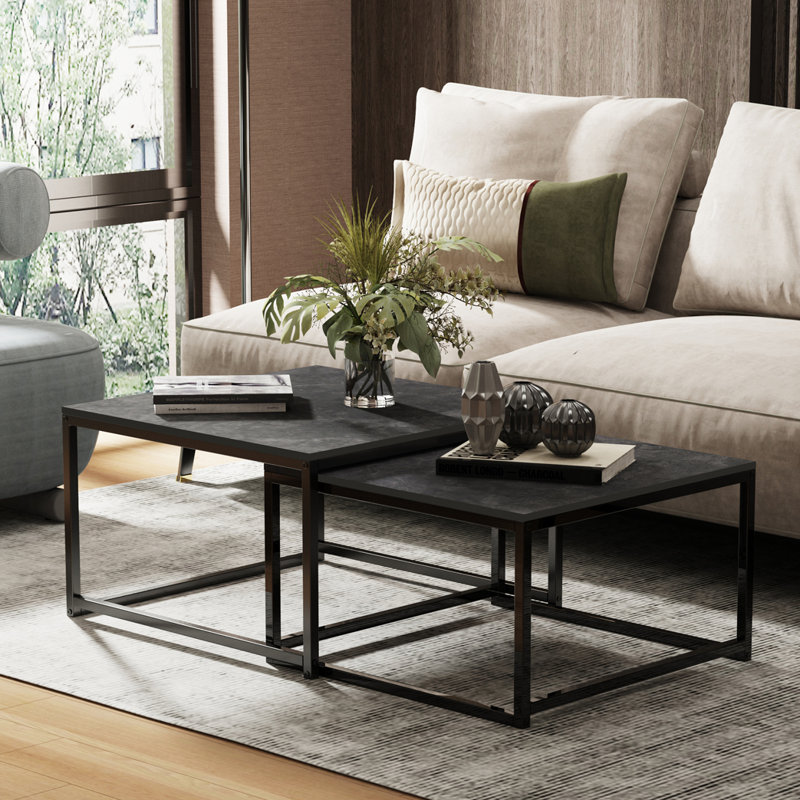 Parrett Frame Coffee Table, Black