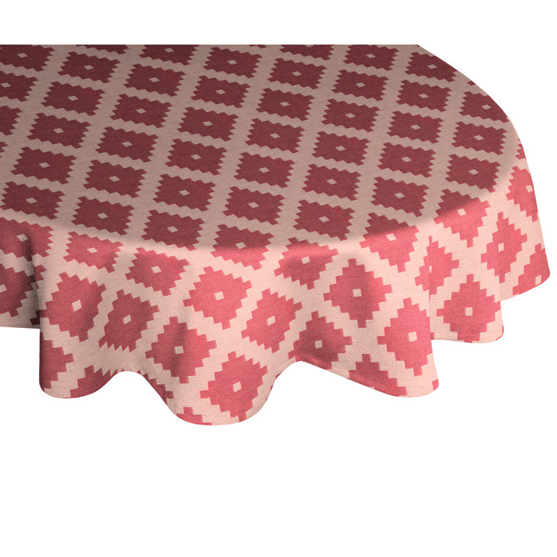 Esteban Tablecloth, 130cm W x 190cm L, Dark red