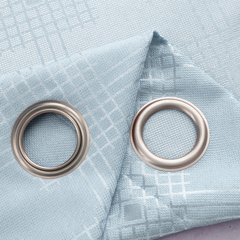 Rideau simple Celeste Shimmer, Bleu