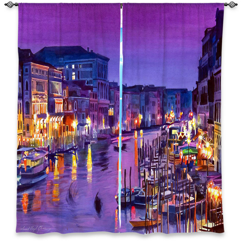 Room Darkening Curtain Pair, 20" W x 82" L