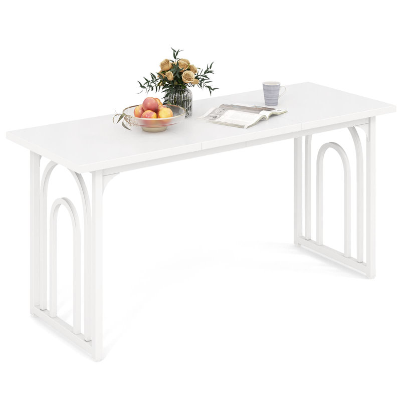 Metal Base Dining Table